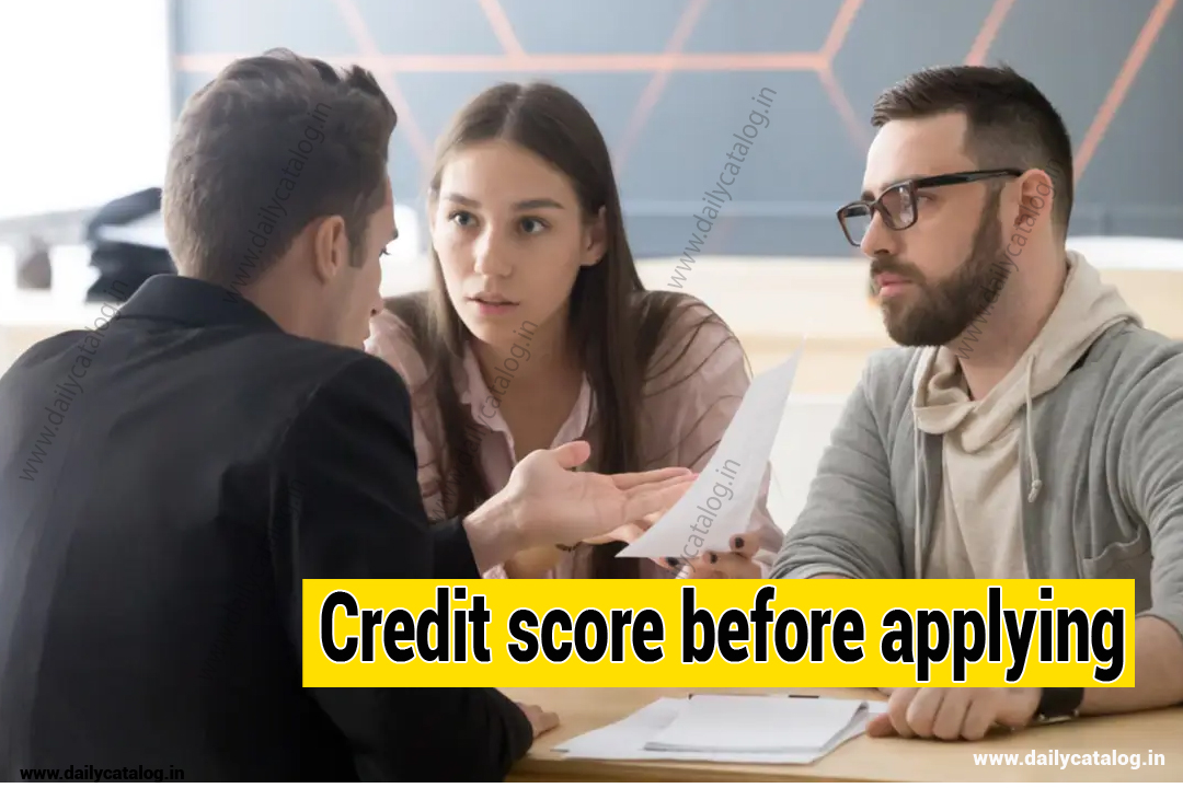 credit score before applying